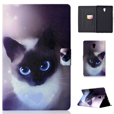 Patterned Card Holder Leather Case Cover for Samsung Galaxy Tab A 10.5 (2018) T590 T595
