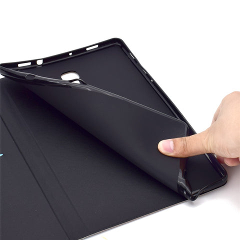 Patterned Card Holder Leather Case Cover for Samsung Galaxy Tab A 10.5 (2018) T590 T595