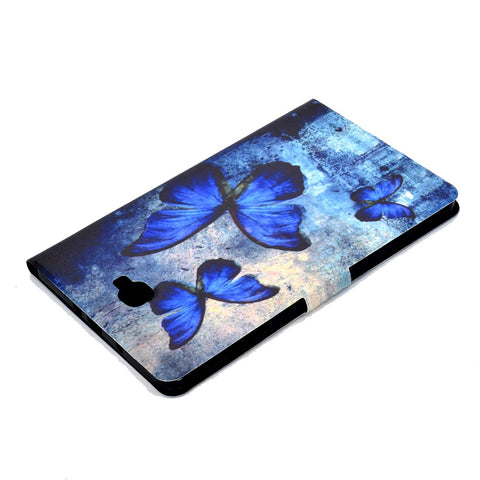 Shock-proof Pattern Printing Card Slot Stand PU Leather Tablet Cover for Samsung Galaxy Tab A 10.1 (2016) T580
