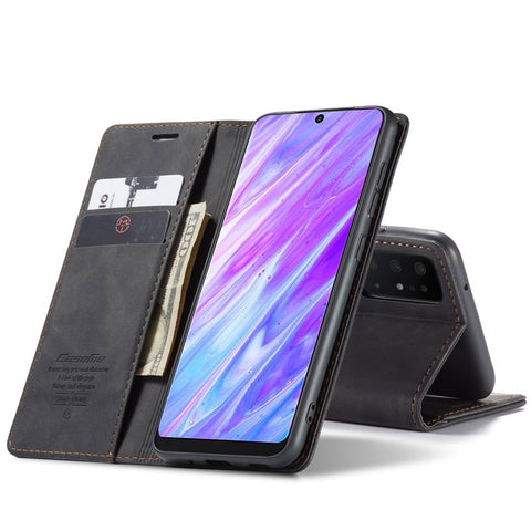 CASEME 013 Series Auto-absorbed Business Leather Wallet Case for Samsung Galaxy S20 Ultra