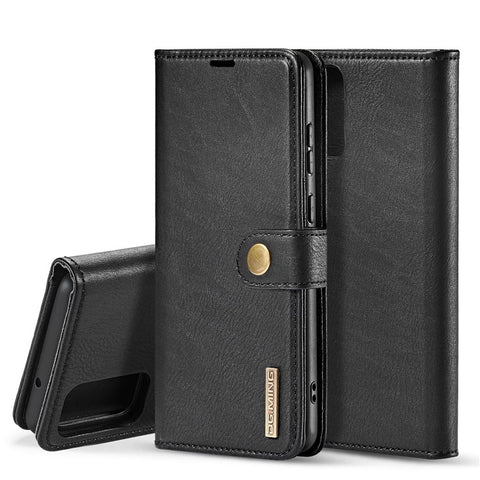 DG.MING For Samsung Galaxy S20 Plus / S20 Plus 5G Wallet Phone Case Detachable 2 in 1 Leather Shell Shockproof Flip Protective Cover