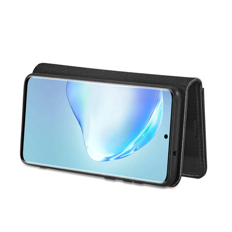 DG.MING For Samsung Galaxy S20 Plus / S20 Plus 5G Wallet Phone Case Detachable 2 in 1 Leather Shell Shockproof Flip Protective Cover