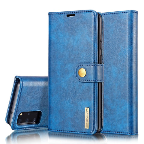 DG.MING For Samsung Galaxy S20 Plus / S20 Plus 5G Wallet Phone Case Detachable 2 in 1 Leather Shell Shockproof Flip Protective Cover
