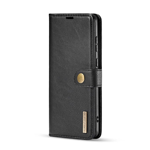 DG.MING Detachable 2-in-1 Split Leather Wallet Shell + PC Back Case for Samsung Galaxy S20 Ultra