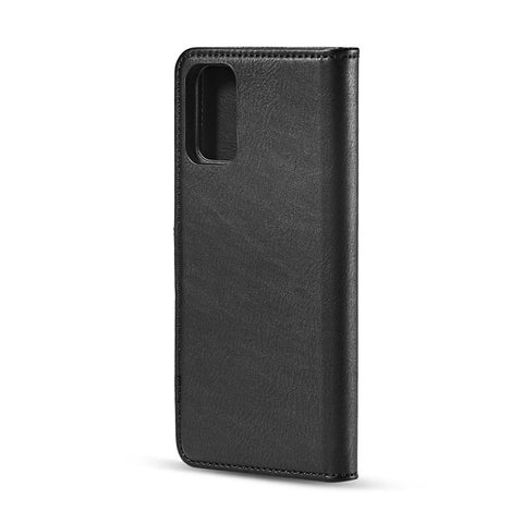 DG.MING Detachable 2-in-1 Split Leather Wallet Shell + PC Back Case for Samsung Galaxy S20 Ultra
