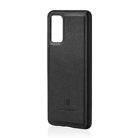 DG.MING Detachable 2-in-1 Split Leather Wallet Shell + PC Back Case for Samsung Galaxy S20 Ultra