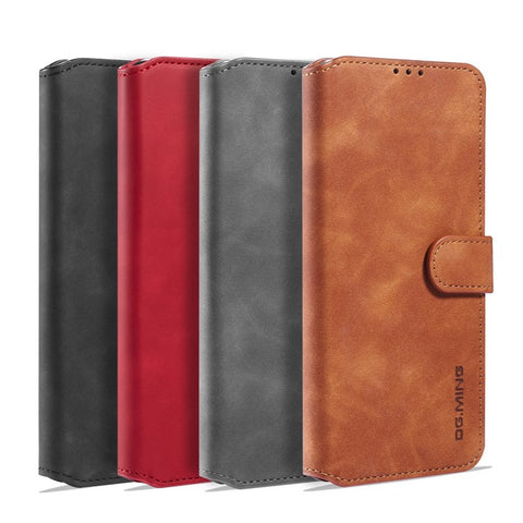 DG.MING Retro with Wallet Leather Stand Case for Samsung Galaxy S20 Plus