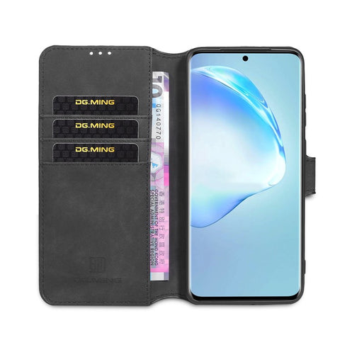 DG.MING Retro with Wallet Leather Stand Case for Samsung Galaxy S20 Plus