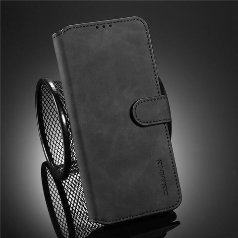 DG.MING Retro with Wallet Leather Stand Case for Samsung Galaxy S20 Plus