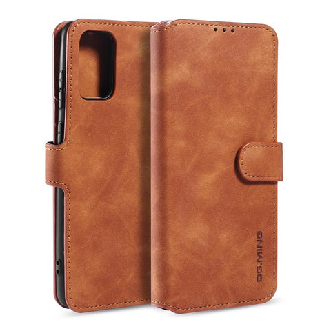 DG.MING Retro with Wallet Leather Stand Case for Samsung Galaxy S20 Plus