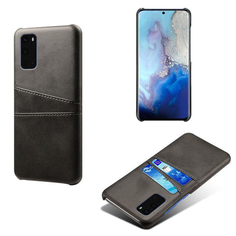 KSQ PU Leather Coated Hard PC Shell for Samsung Galaxy S20 Ultra