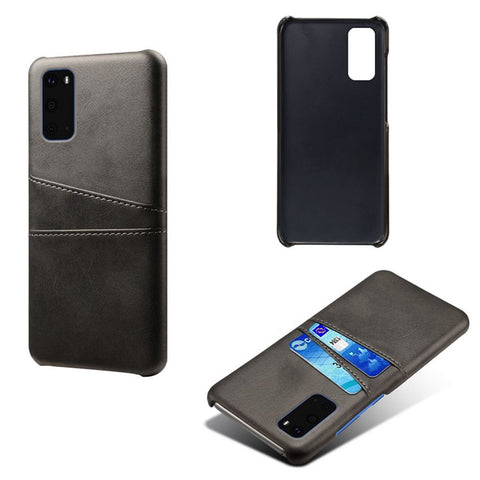 KSQ PU Leather Coated Hard PC Shell for Samsung Galaxy S20 Ultra