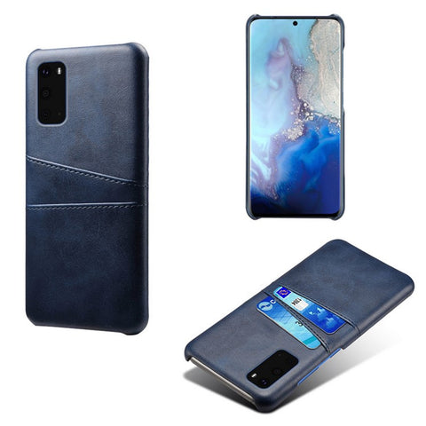 KSQ PU Leather Coated Hard PC Unique Shell for Samsung Galaxy S20 Plus