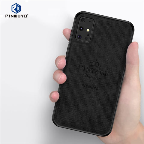 PINWUYO Honorable Series Leather Coated PC + TPU Combo Case for Samsung Galaxy S20 Plus