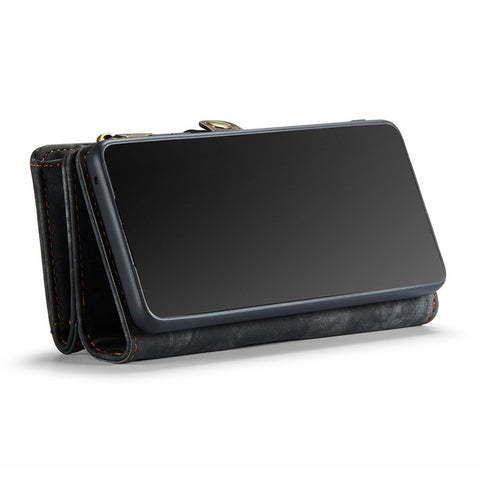 CASEME 008 Series PU Leather Cover for Samsung Galaxy S20 Ultra Wallet Phone Case Shockproof Folio Flip Cover