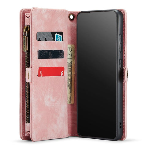 CASEME 008 Series PU Leather Cover for Samsung Galaxy S20 Ultra Wallet Phone Case Shockproof Folio Flip Cover