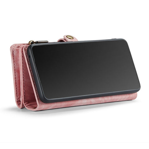CASEME 008 Series PU Leather Cover for Samsung Galaxy S20 Ultra Wallet Phone Case Shockproof Folio Flip Cover
