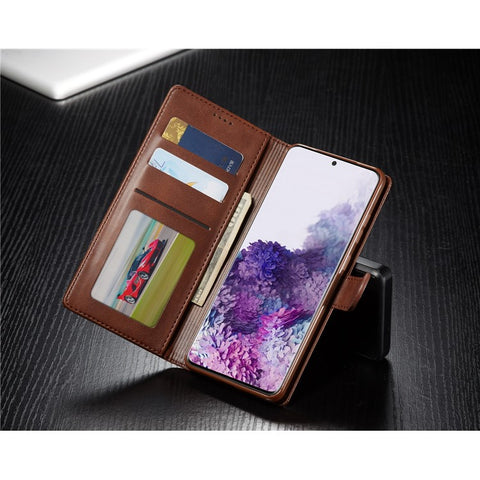 LC.IMEEKE Leather Wallet Stand Case for Samsung Galaxy S20 Plus