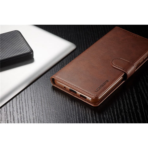 LC.IMEEKE Leather Wallet Stand Case for Samsung Galaxy S20 Plus