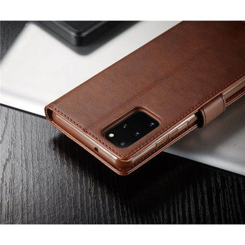 LC.IMEEKE Leather Wallet Stand Case for Samsung Galaxy S20 Plus