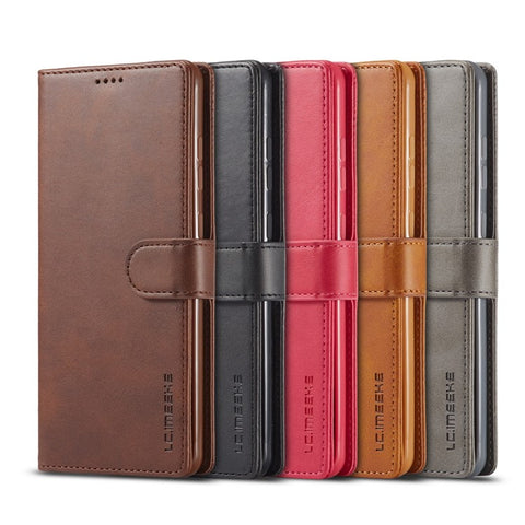 LC.IMEEKE Leather Wallet Stand Case for Samsung Galaxy S20 Plus