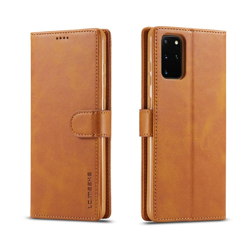 LC.IMEEKE Leather Wallet Stand Case for Samsung Galaxy S20 Plus