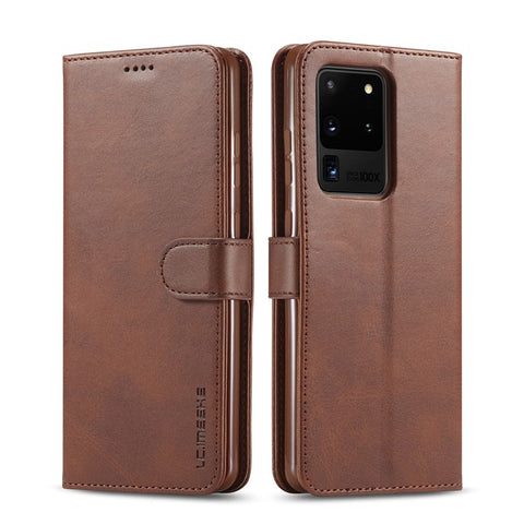 LC.IMEEKE Wallet Leather Stand Case for Samsung Galaxy S20 Ultra