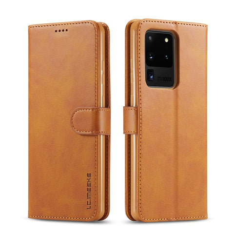 LC.IMEEKE Wallet Leather Stand Case for Samsung Galaxy S20 Ultra