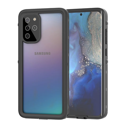 REDPEPPER IP68 Waterproof Cell Phone Case with Fingerprint Unlock Clear Shell for Samsung Galaxy S20 Plus