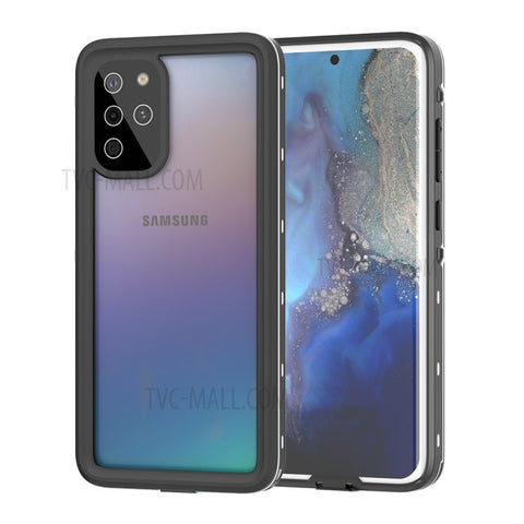 REDPEPPER IP68 Waterproof Cell Phone Case with Fingerprint Unlock Clear Shell for Samsung Galaxy S20 Plus