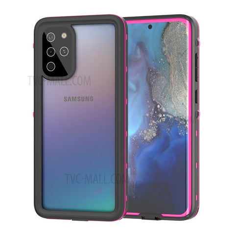 REDPEPPER IP68 Waterproof Cell Phone Case with Fingerprint Unlock Clear Shell for Samsung Galaxy S20 Plus