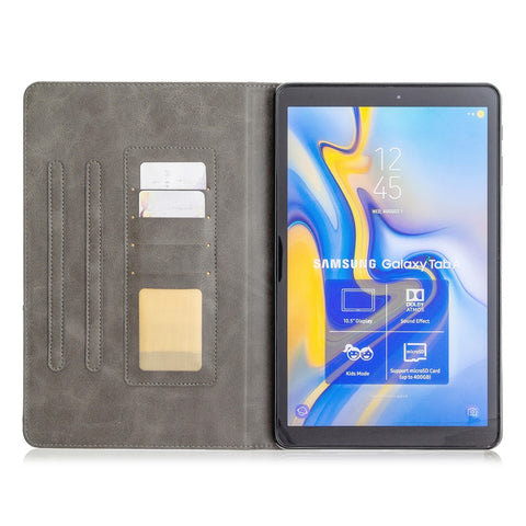Geometric Pattern Stand Leather Smart Cover for Samsung Galaxy Tab A 10.5 (2018) T590 T595