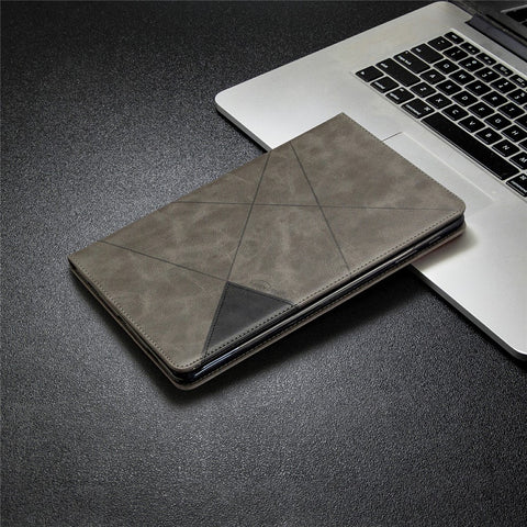 Geometric Pattern Stand Leather Smart Cover for Samsung Galaxy Tab A 10.5 (2018) T590 T595