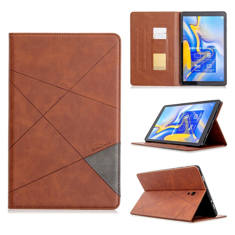 Geometric Pattern Stand Leather Smart Cover for Samsung Galaxy Tab A 10.5 (2018) T590 T595