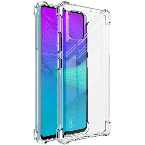 IMAK Silky Anti-drop TPU Soft Phone Case + Screen Protector for Samsung Galaxy S20 Plus