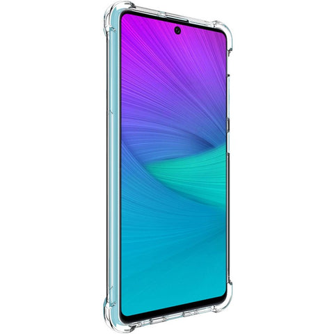 IMAK Silky Anti-drop TPU Soft Phone Case + Screen Protector for Samsung Galaxy S20 Plus
