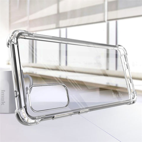 IMAK Silky Anti-drop TPU Soft Phone Case + Screen Protector for Samsung Galaxy S20 Plus