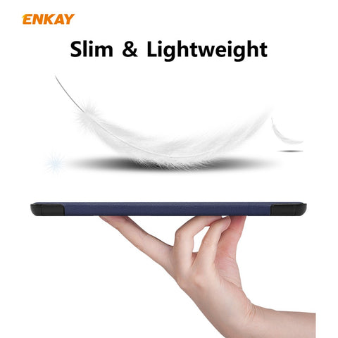 ENKAY Tri-fold Stand PU Leather Smart Tablet Case for Samsung Galaxy Tab S6 Lite (2020) P610 P615 / (2022) / (2024)