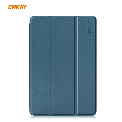 ENKAY Tri-fold Stand PU Leather Smart Case with Pen Slot for Samsung Galaxy Tab S6 Lite (2020) P610 P615 / (2022) / (2024)