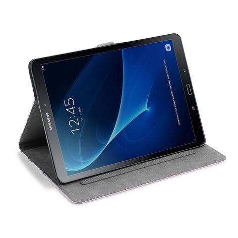 Crocodile Texture Flash Powder Leather Card Slot Stand Tablet Case for Samsung Galaxy Tab A 10.1 (2016)/T580/T585