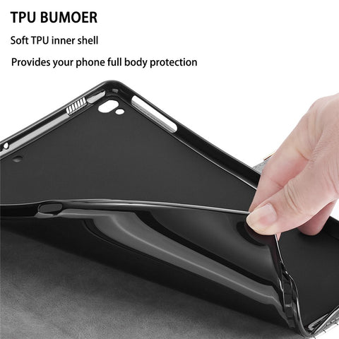 Crocodile Texture Flash Powder Leather Card Slot Stand Tablet Case for Samsung Galaxy Tab A 10.1 (2016)/T580/T585
