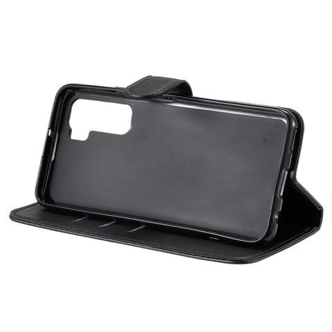 Zipper Pocket Wallet Leather Stand Case for Huawei P40 Lite 5G/nova 7 SE