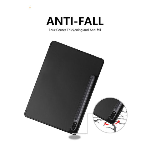 ENKAY HAT PRINCE ENK-8011 Tri-fold Stand PU Leather Smart Cover with Pen Slot for Samsung Galaxy Tab S7 11.0 T870 / T875 / S8