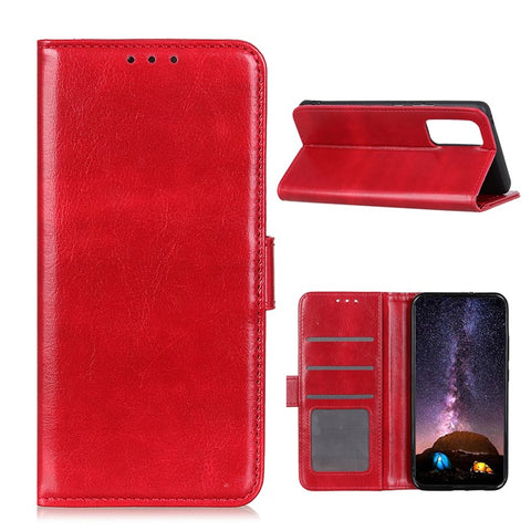 Crazy Horse Texture Leather Wallet Cell Phone Shell Smart Phone Case Bag for Samsung Galaxy S20 FE/S20 Fan Edition/S20 FE 5G/S20 Fan Edition 5G/S20 Lite/S20 Lite