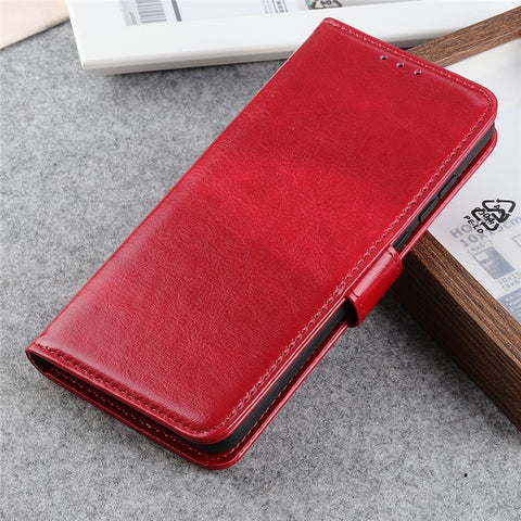 Crazy Horse Texture Leather Wallet Cell Phone Shell Smart Phone Case Bag for Samsung Galaxy S20 FE/S20 Fan Edition/S20 FE 5G/S20 Fan Edition 5G/S20 Lite/S20 Lite