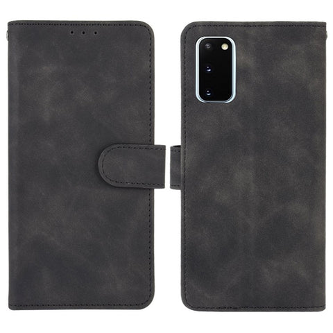 Skin-touch Leather Protector Wallet Stand Flip Case for Samsung Galaxy S20 Lite/Fan Edition/FE 5G/4G