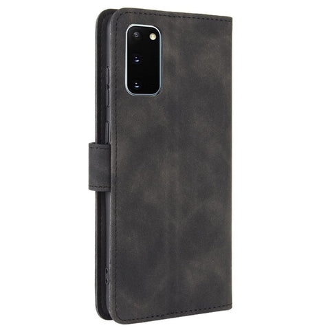 Skin-touch Leather Protector Wallet Stand Flip Case for Samsung Galaxy S20 Lite/Fan Edition/FE 5G/4G