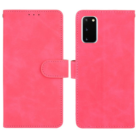 Skin-touch Leather Protector Wallet Stand Flip Case for Samsung Galaxy S20 Lite/Fan Edition/FE 5G/4G