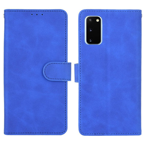 Skin-touch Leather Protector Wallet Stand Flip Case for Samsung Galaxy S20 Lite/Fan Edition/FE 5G/4G