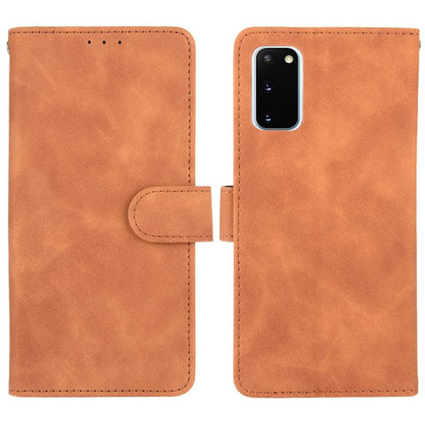 Skin-touch Leather Protector Wallet Stand Flip Case for Samsung Galaxy S20 Lite/Fan Edition/FE 5G/4G